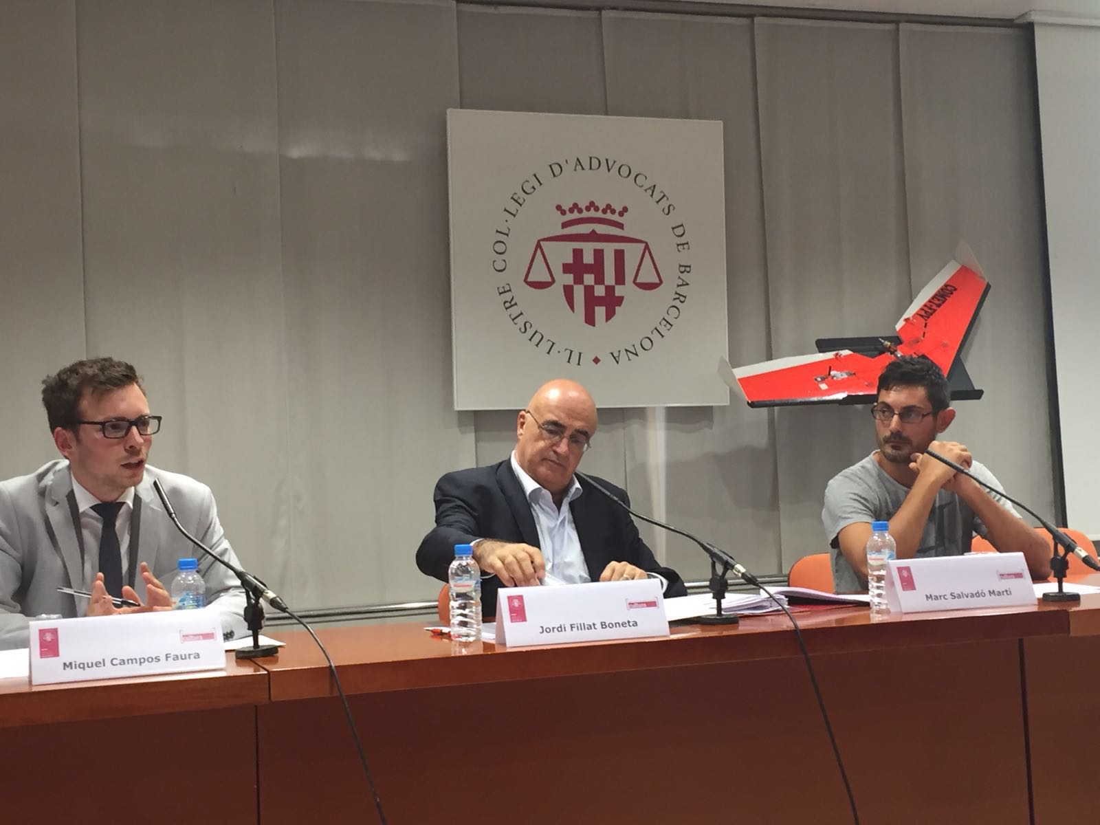 Miquel Campos habla en el ICAB del marco jurídico de los drones